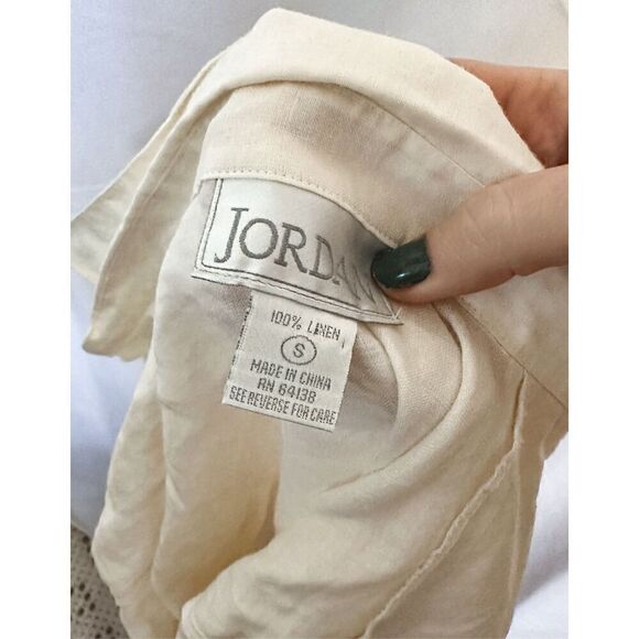 Jordan linen button down top - Picture 3 of 4
